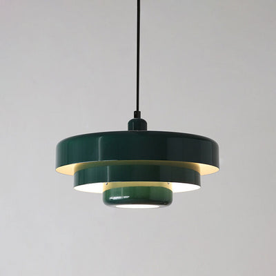 Nordic Inspired Multi Layer Metal Pendant Light 21 cm - OpalDwell