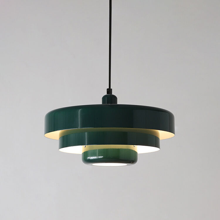 Nordic Inspired Multi Layer Metal Pendant Light 21 cm - OpalDwell
