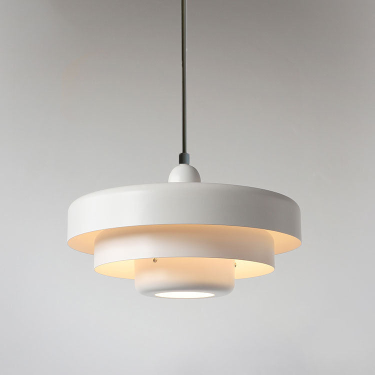 Nordic Inspired Multi Layer Metal Pendant Light 21 cm - OpalDwell