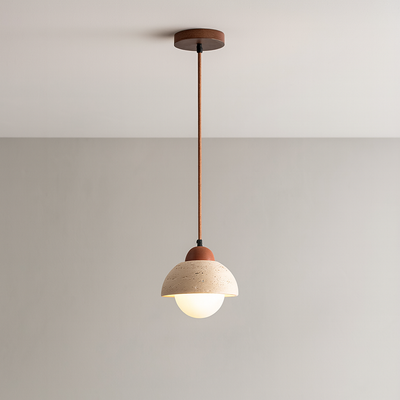 TerraStone Mushroom Pendant Light Modern Ceiling Fixture - OpalDwell