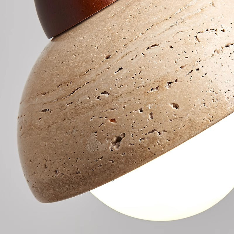 TerraStone Mushroom Pendant Light Modern Ceiling Fixture - OpalDwell