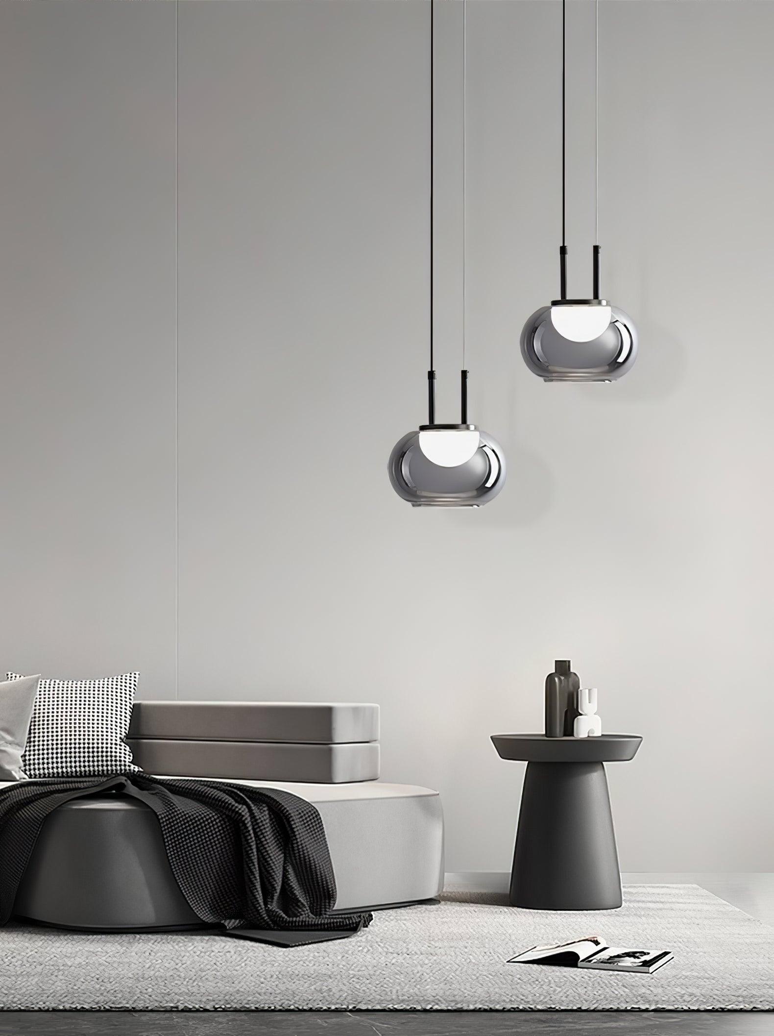 HaloAura Pendant Light With Enchanting Halo Glow Effect - OpalDwell