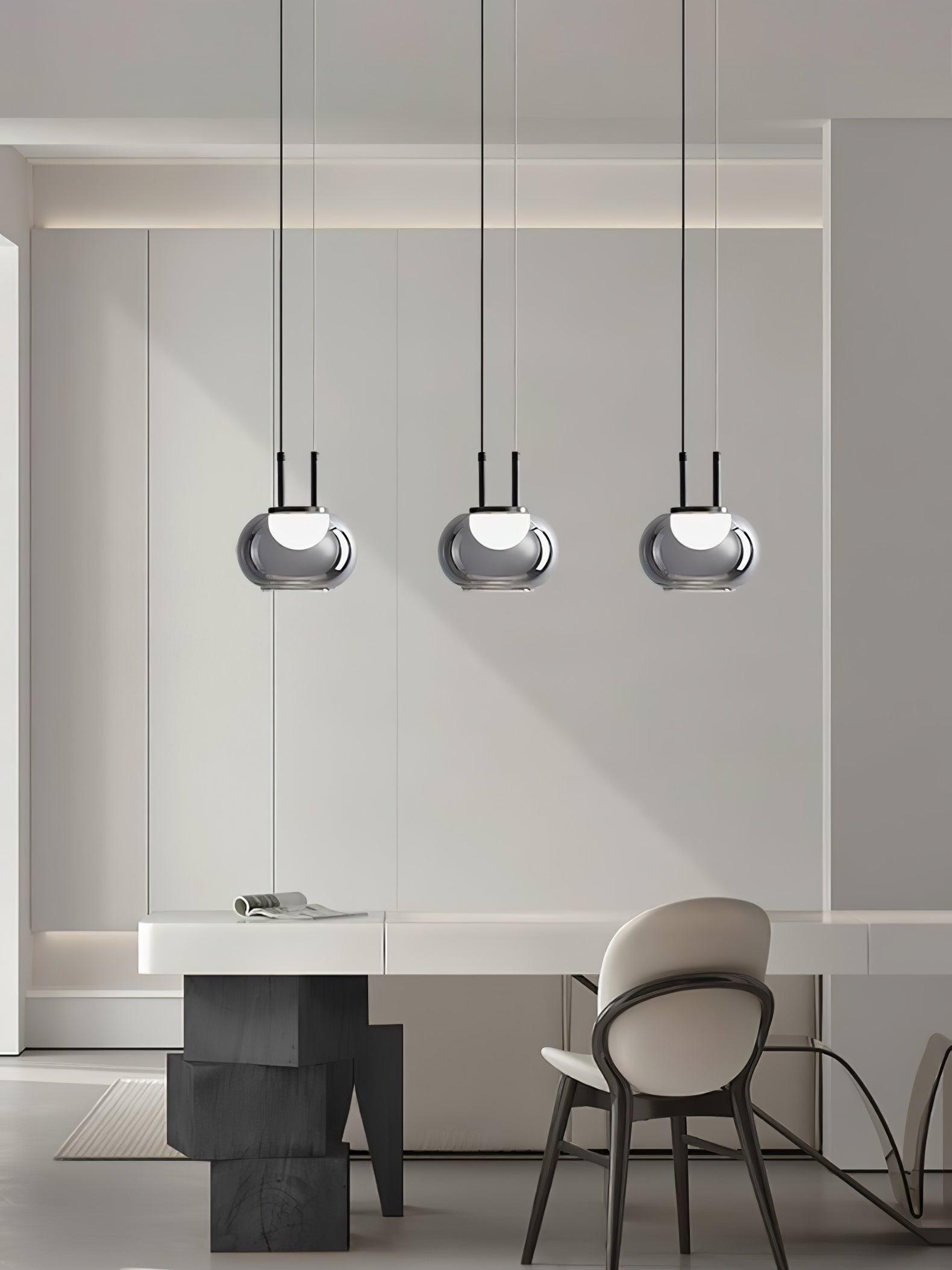 HaloAura Pendant Light With Enchanting Halo Glow Effect - OpalDwell