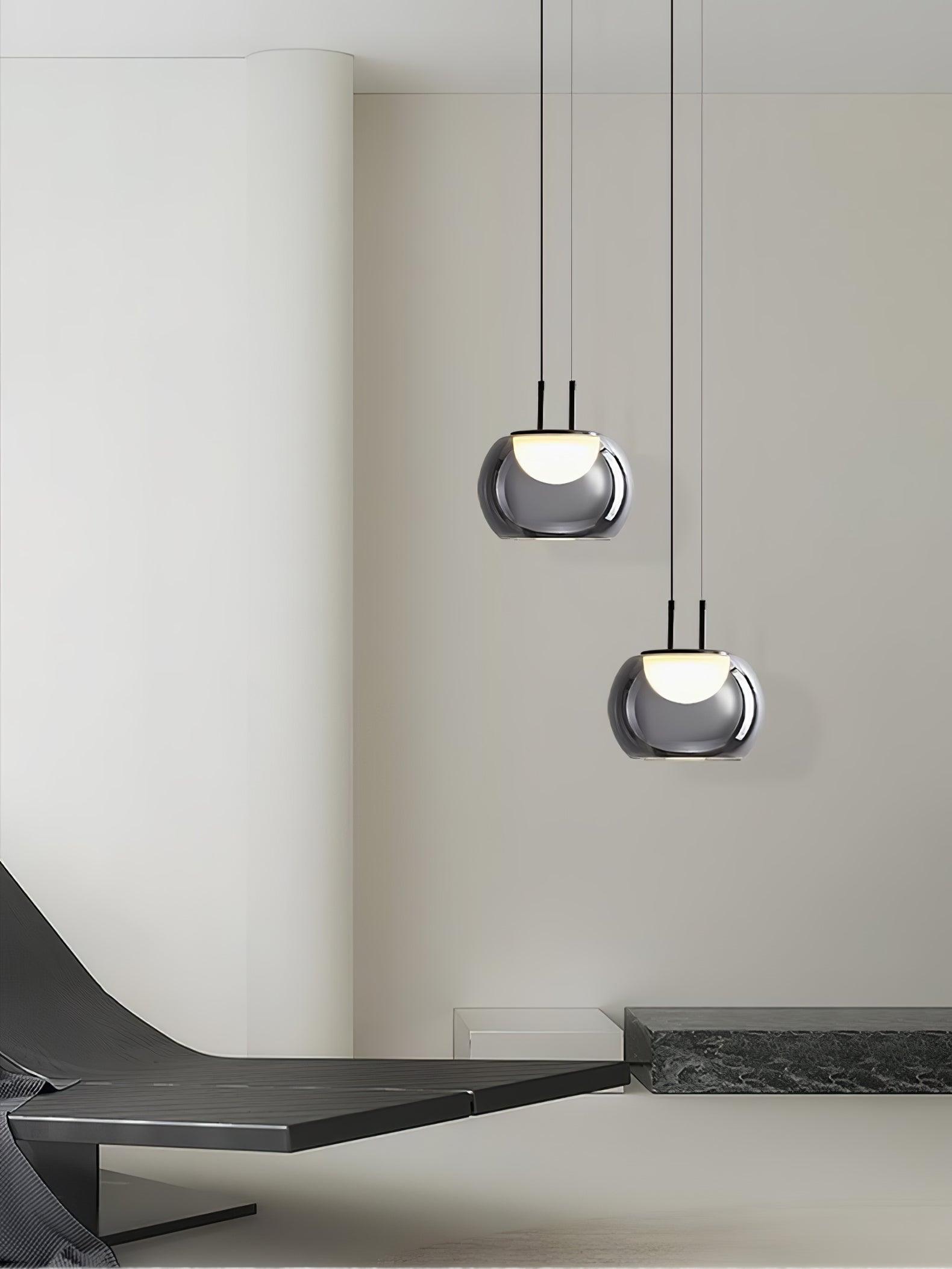 HaloAura Pendant Light With Enchanting Halo Glow Effect - OpalDwell