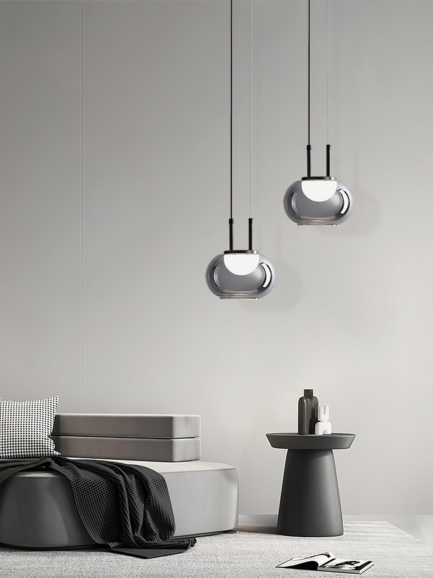 HaloAura Pendant Light With Enchanting Halo Glow Effect - OpalDwell