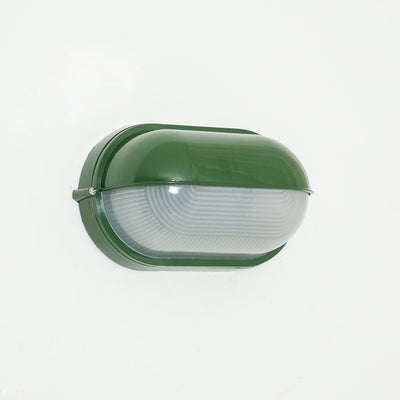 Maris Outdoor Wall Light With Industrial Ribbed Glass - OpalDwell
