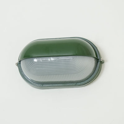 Maris Outdoor Wall Light With Industrial Ribbed Glass - OpalDwell