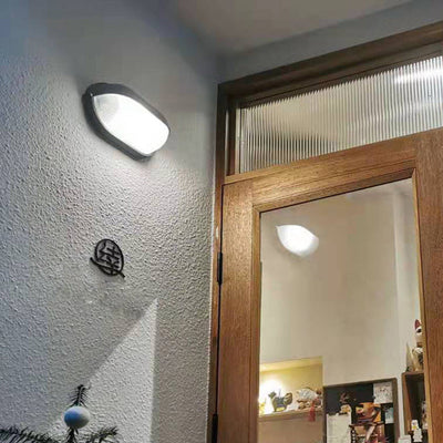Maris Outdoor Wall Light With Industrial Ribbed Glass - OpalDwell