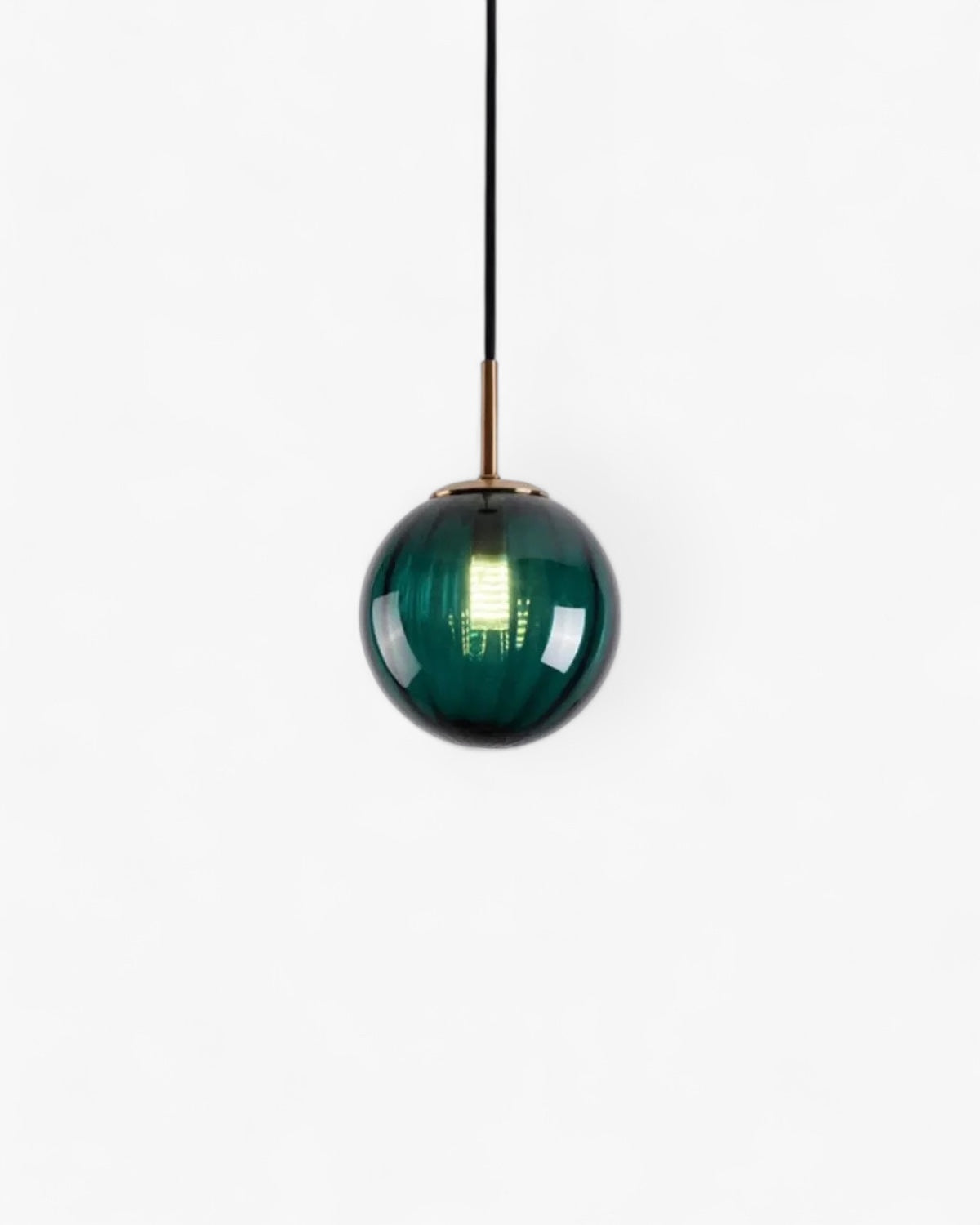VeraLux Amber Glass Pendant Ceiling Light Vintage Warmth - OpalDwell
