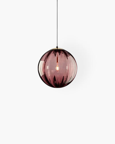 VeraLux Amber Glass Pendant Ceiling Light Vintage Warmth - OpalDwell
