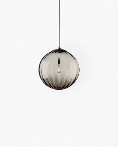 VeraLux Amber Glass Pendant Ceiling Light Vintage Warmth - OpalDwell