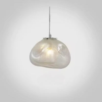 NimbusGlow – Whimsical Cloud-Inspired Glass Pendant Light - OpalDwell
