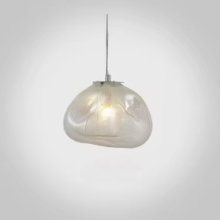 NimbusGlow – Whimsical Cloud-Inspired Glass Pendant Light - OpalDwell