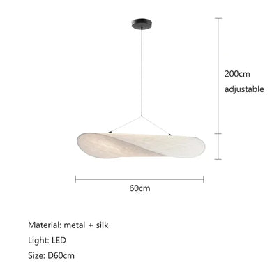 SilkWave Artisan Handmade Lamp - Potato Chip Light - OpalDwell