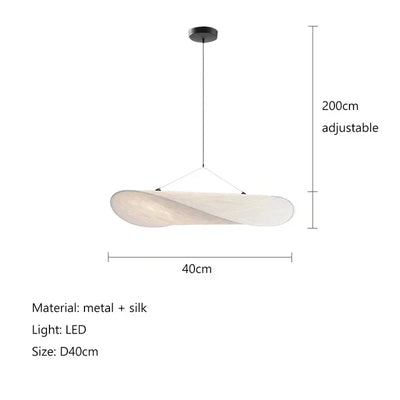SilkWave Artisan Handmade Lamp - Potato Chip Light - OpalDwell