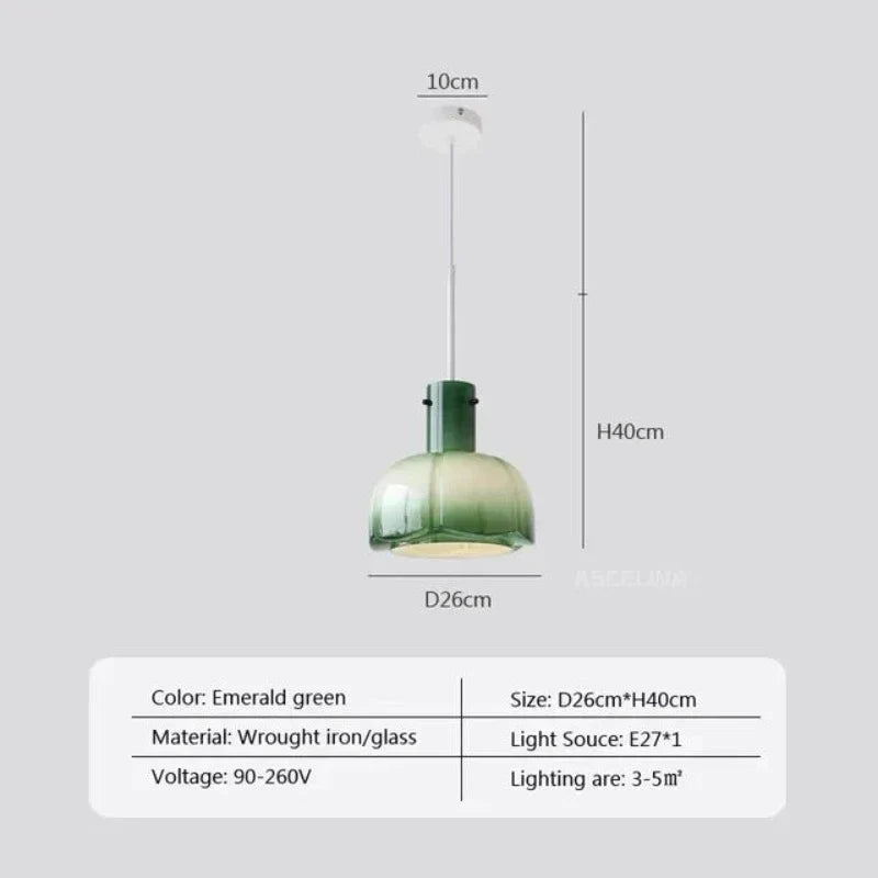 Eldrida Glass Pendant Light For Timeless Home Decor - OpalDwell