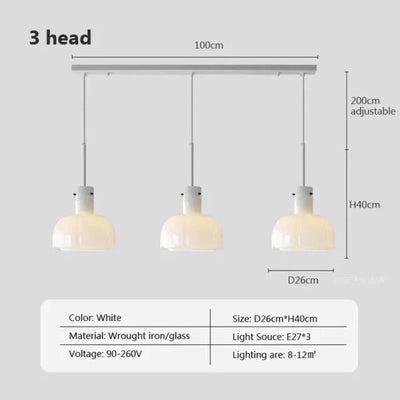 Eldrida Glass Pendant Light For Timeless Home Decor - OpalDwell