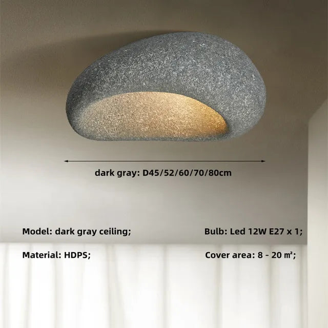 Irisori Ceiling Light | Wabi-Sabi Japanese Artisanal Glow OpalDwell