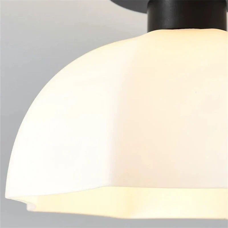Lumenara Glass and Ceramic Pendant Lamp Chandelier-Style - OpalDwell