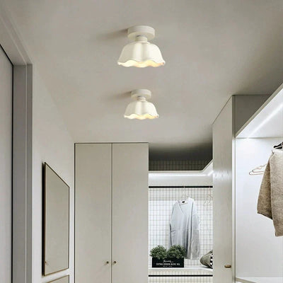 Lumenara Glass and Ceramic Pendant Lamp Chandelier-Style - OpalDwell