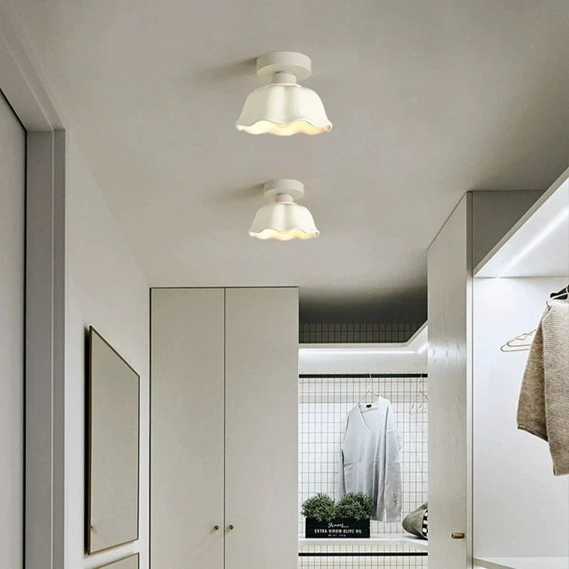 Lumenara Glass and Ceramic Pendant Lamp Chandelier-Style - OpalDwell