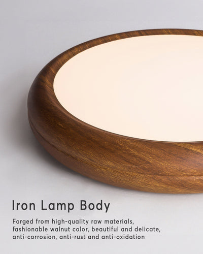 Nexa Walnut Ceiling Light With Full Spectrum Lighting - OpalDwell