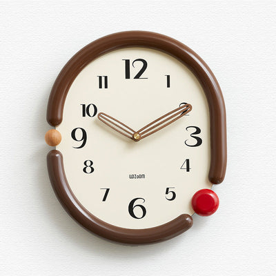NovaTwist Wall Clock Avant Garde Timepiece for Modern Interiors OpalDwell