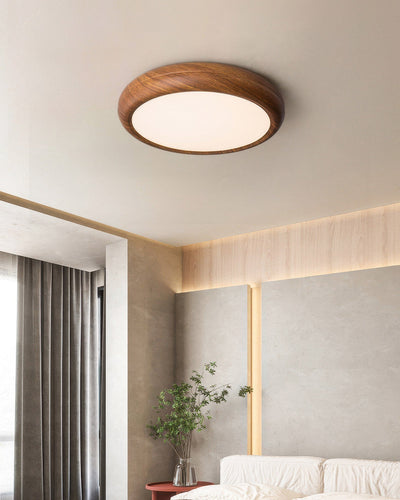 Nexa Walnut Ceiling Light With Full Spectrum Lighting - OpalDwell