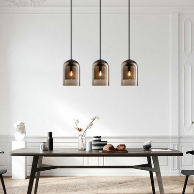 AeroLumen Glass Pendant Light Minimalist Hanging Lamp - OpalDwell