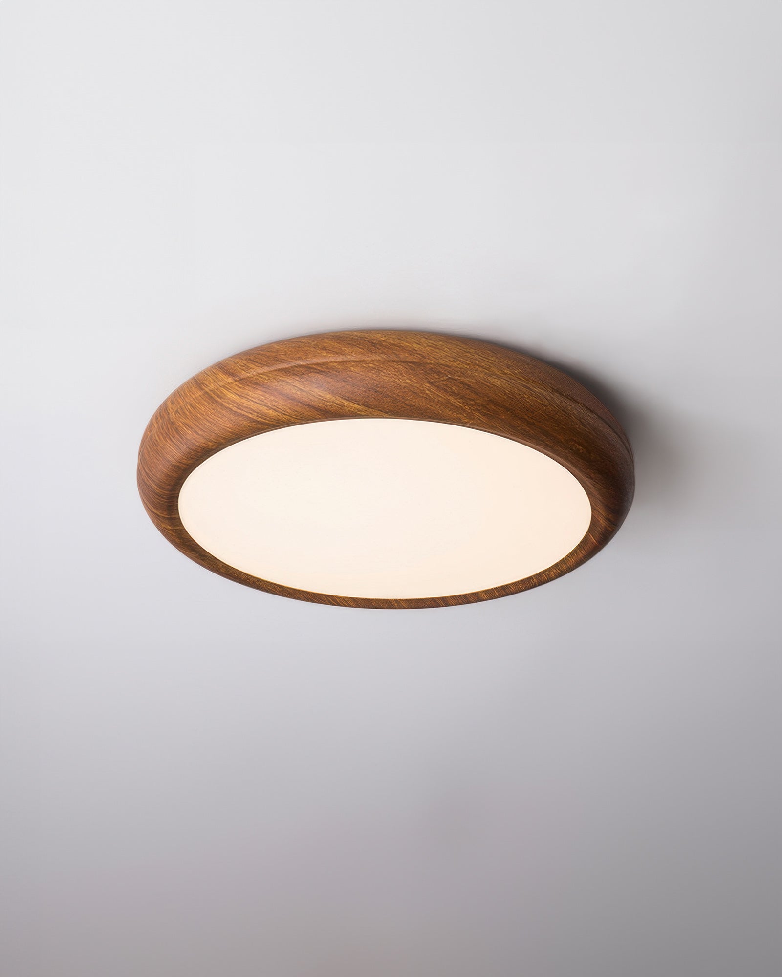 Nexa Walnut Ceiling Light With Full Spectrum Lighting - OpalDwell