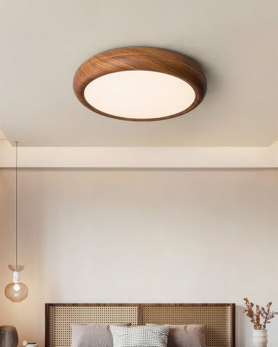 Nexa Walnut Ceiling Light With Full Spectrum Lighting - OpalDwell
