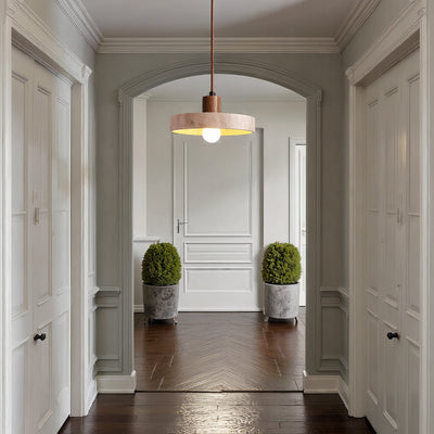 pendant lamp in natural stone - Unique & Adjustable | OpalDwell - OpalDwell