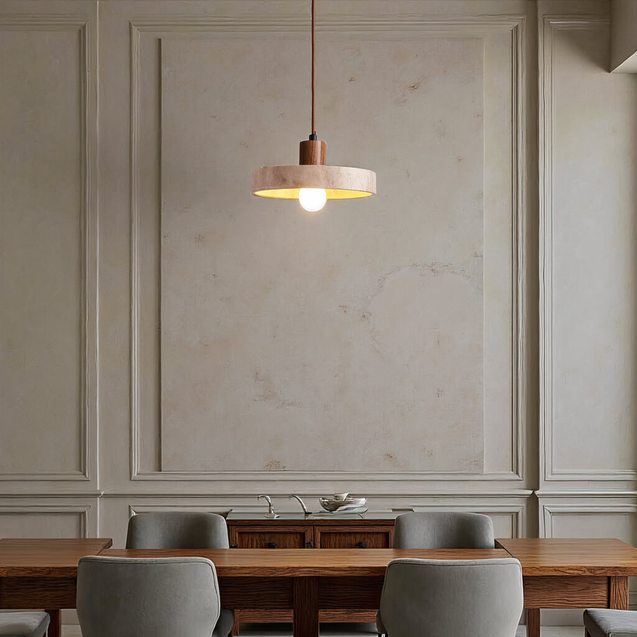 pendant lamp in natural stone - Unique & Adjustable | OpalDwell - OpalDwell