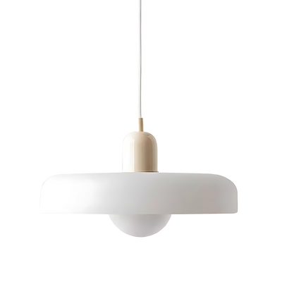 NovaHalo Ceiling Pendant Light With Opal Halo Shade Modern - OpalDwell