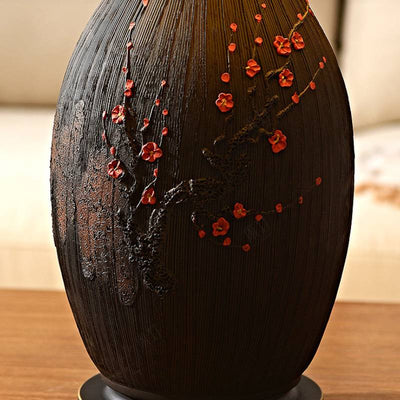 Ceramic Table Lamp With Linen Shade For Warm Ambient Living Room Lighting - OpalDwell