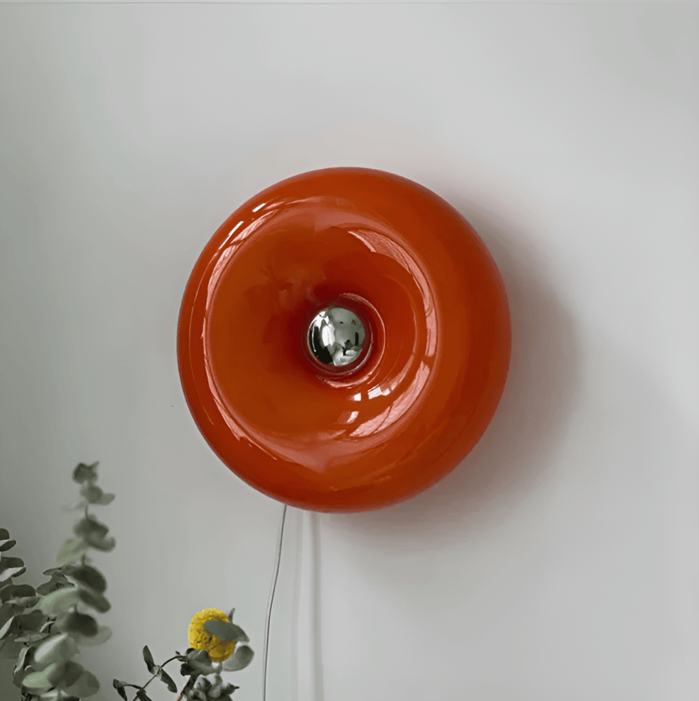 Orenda Donut Glass Lamp for Wall and Table Lighting - OpalDwell