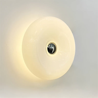 Orenda Donut Glass Lamp for Wall and Table Lighting - OpalDwell