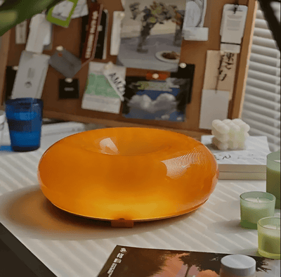 Orenda Donut Glass Lamp for Wall and Table Lighting - OpalDwell
