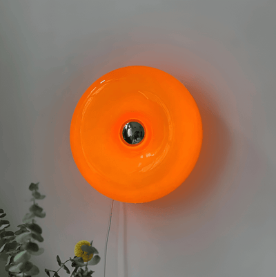 Orenda Donut Glass Lamp for Wall and Table Lighting - OpalDwell