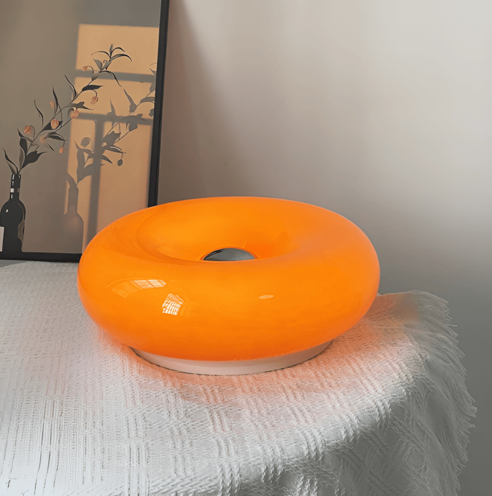 Orenda Donut Glass Lamp for Wall and Table Lighting - OpalDwell