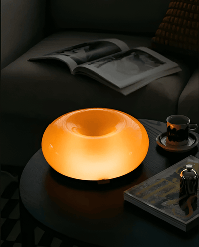 Orenda Donut Glass Lamp for Wall and Table Lighting - OpalDwell
