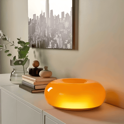 Orenda Donut Glass Lamp for Wall and Table Lighting - OpalDwell
