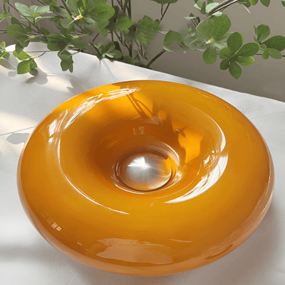 Orenda Donut Glass Lamp for Wall and Table Lighting - OpalDwell