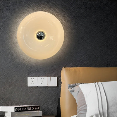 Orenda Donut Glass Lamp for Wall and Table Lighting - OpalDwell