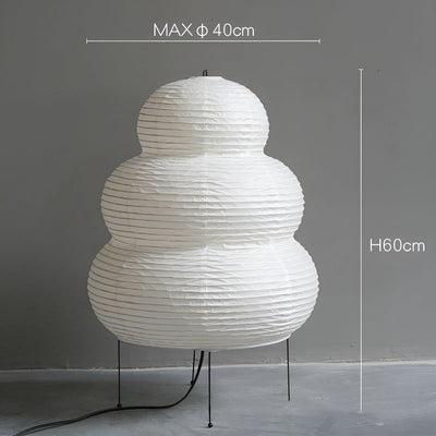 SoraLume Rice Paper Floor Lamp With Adjustable Lighting OpalDwell