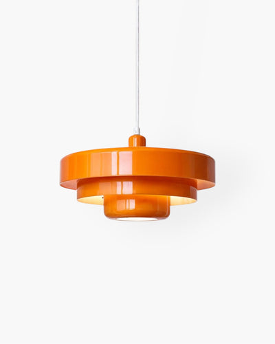 Solara Retro Orange Pendant Light With Modern Twist - OpalDwell
