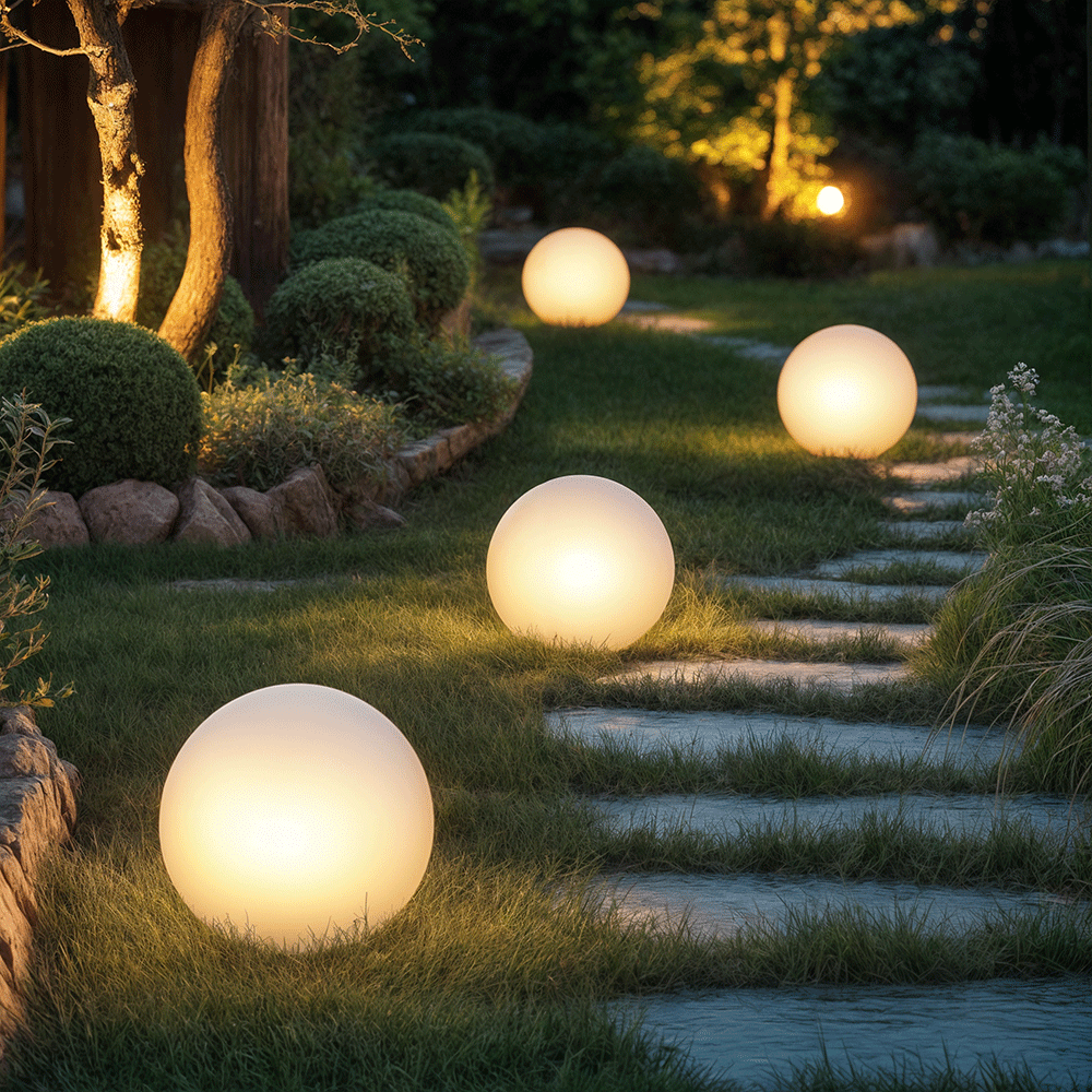 LumaSphere LED Garden Globes - OpalDwell