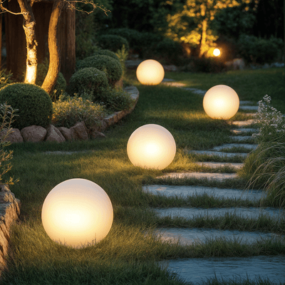 LumaSphere LED Garden Globes - OpalDwell
