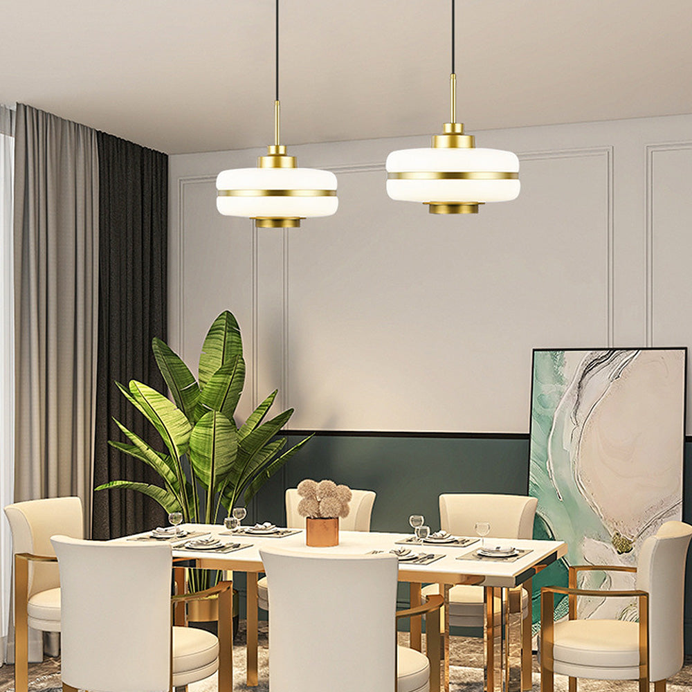 LumiNord Glass Pendant Lamp | Nordic Minimal Warmth - OpalDwell