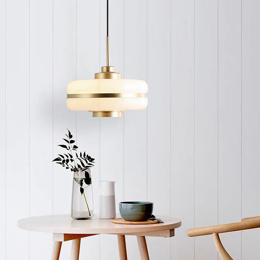 LumiNord Glass Pendant Lamp | Nordic Minimal Warmth - OpalDwell